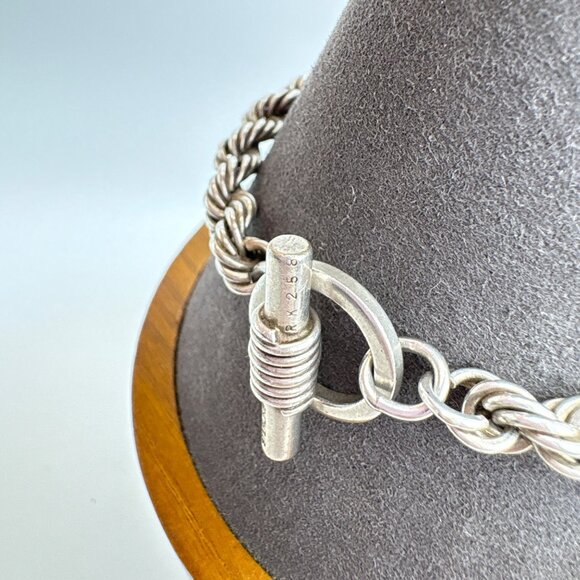 Sterling Silver 925 Engravable ID Bracelet I Love You Inscription 7.75" Length - Picture 9 of 16